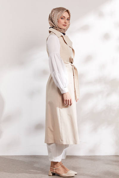 Setrms Uzun Kruvaze Yelek