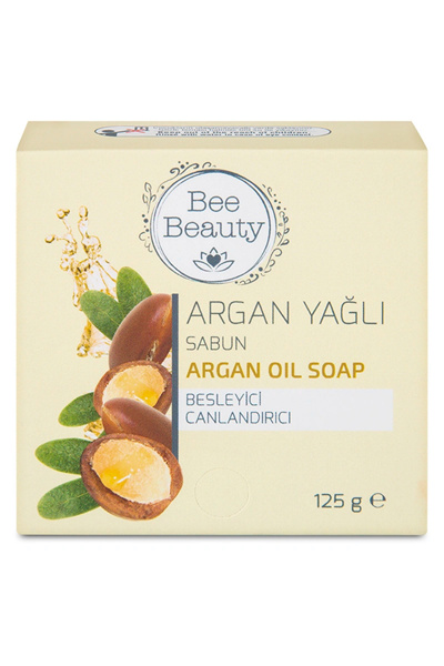 Bee Beauty صابون صلب بزيت الأرغان 125 جرام
