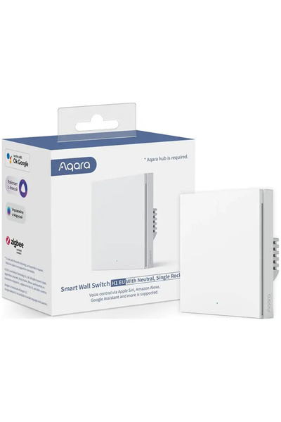 Aqara Intrerupator inteligent Aqara Smart Wall Switch H1 (No Neutral fara Nul...
