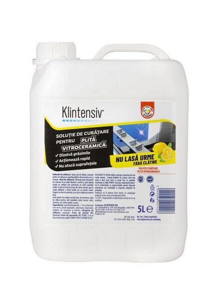 KLINTENSIV Solution for Vitroceramic Cooktop, 5 liters, Klintensiv