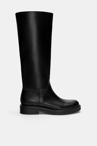 Pull & Bear Flat knee-high boots