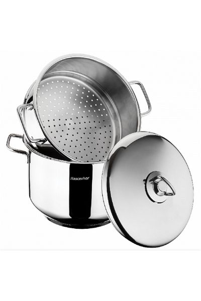 Hascevher Hascevher double pot for mussels, clams 26cm