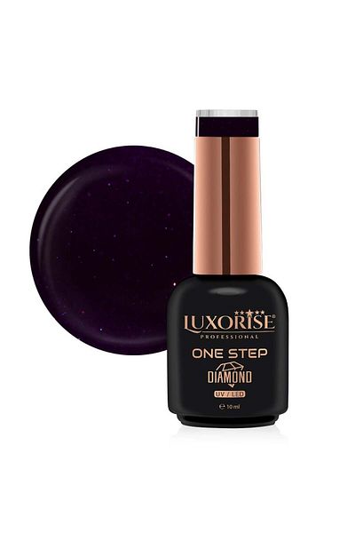 LUXORISE Oja semipermanentă One Step Diamond Cosmic Purple 10ml, LUXORISE