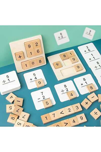 Factory Price - Wooden Pegged Math Cognition Count Plate