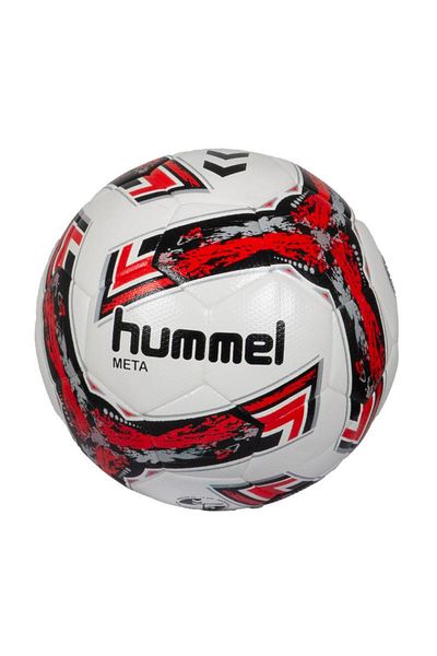 hummel كرة القدم الهجينة ميتا باللون الأحمر