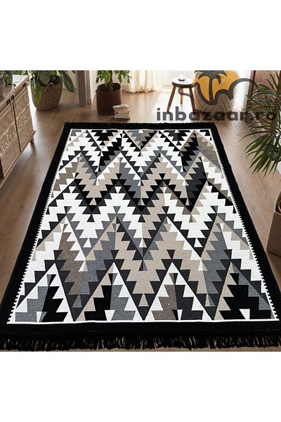 OEM Traditional rustic rug 160x250 cm Black