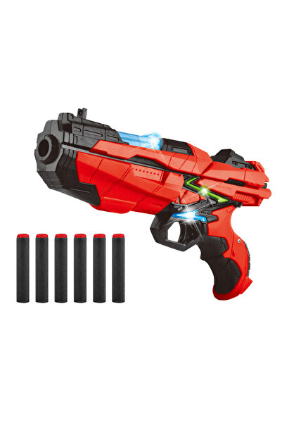 Power Joy Shooterz X Blaster-4 with 6 Foam Bullets with Light, Assorted 1 Pie...