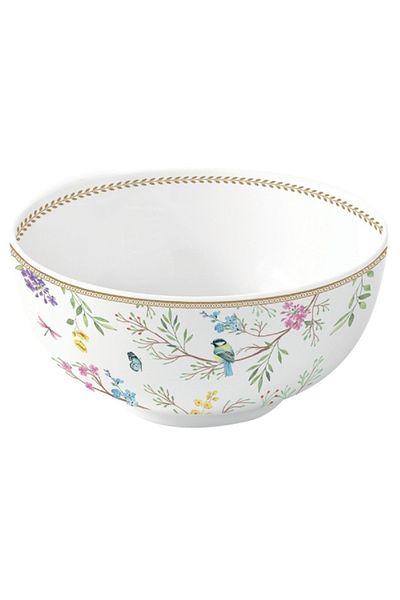 EasyLife Birds Melody Porcelain Salad Bowl Multicolor 12cm