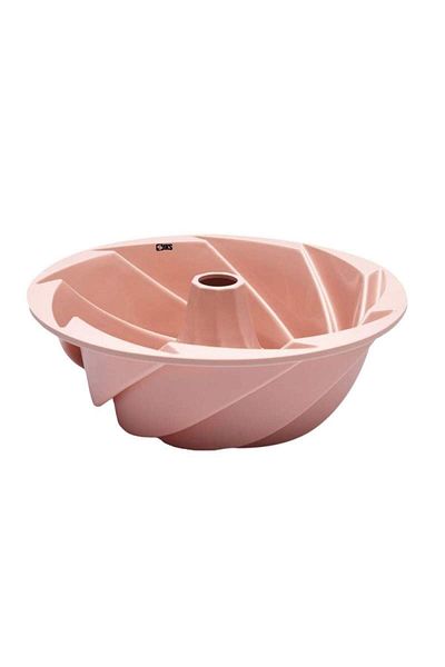 SIKS ® Baking Pan For Cakes, Cake, Silicone Material, Round, 22x9.5 Cm, Pink