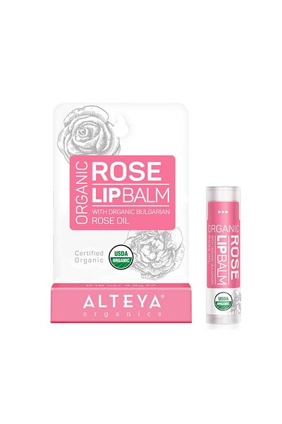 Alteya Organics Lip balm with rose oil Alteya Organics 5 g