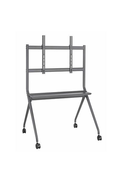 SERIOUX Serioux TV Stand SRXA-TV15-68FW, 50"-86", 120 Kg (Black)