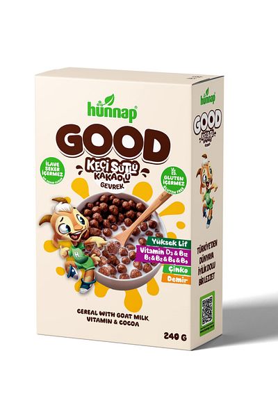 Hünnap Good Goat Milk Vitamin Cocoa Crisp 240 Gr
