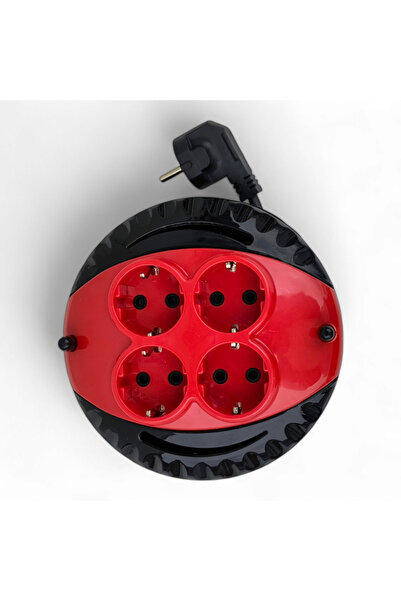 COBI SMART® Retractable extension cord 4 sockets, 5 m, elegant cable - COBI SMART®