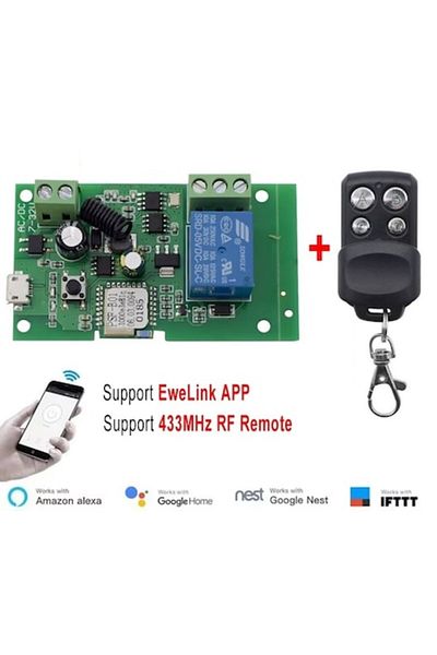 OEM Smart Wifi Automation Module + Remote Control, 5-32V, Android/iOS Compatible