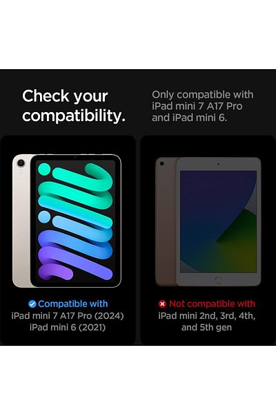 Spigen Ultra Hybrid for iPad Mini 7 case cover (2024) / iPad Mini 6 (2021) 8.3 inch - Zero One White