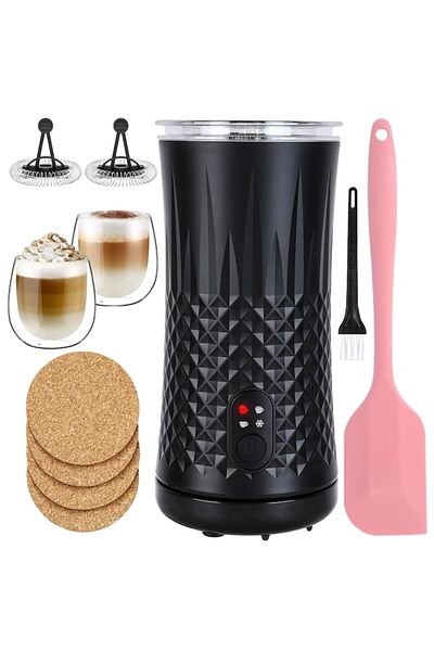 GABOS Spumator de lapte 4 în 1 pentru cafea, GABOS™, 240 ml, 400 W