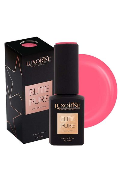 LUXORISE Oja semipermanentă Hema Free LUXORISE ELITE PURE - Refined Coral, 15ml