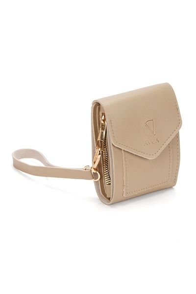 AVCA Mini Women's Wallet with Hand Wrist Strap Cash Coin Compartment Wallet