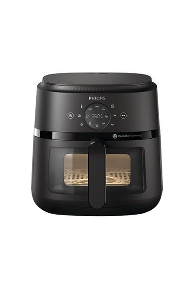 Philips 1700W 2000 Series Unique RapidAir Technology Air Fryer Black 6.2 Liter