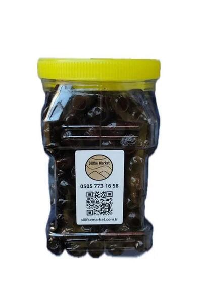 SİLİFKE MARKET Gemlik Yağlı Salamura Siyah Zeytin 1 kg