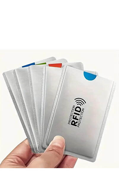 Filmaldım Credit Card Card Magnetic Protection Case White - Anti-Theft - 2 Pieces
