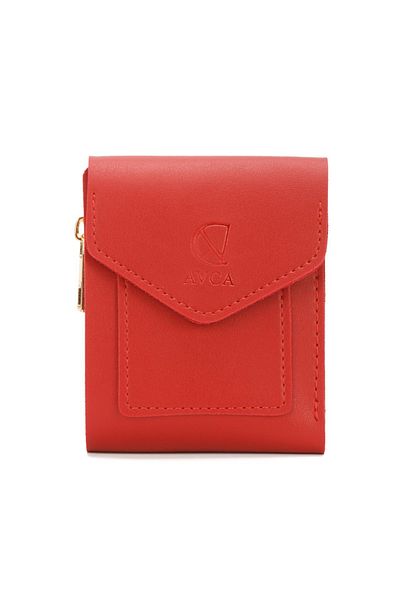 AVCA Mini Women's Wallet with Hand Wrist Strap Cash Coin Compartment Wallet