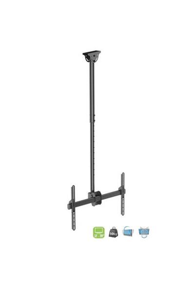 Techly Techly ICA-CPLB946L таванна стойка за телевизор, 37 - 70 инча, 50 кг, ...