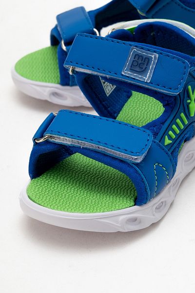 mnpc Boy's Saks Blue Lighted Anatomical Lightweight Daily Sandals