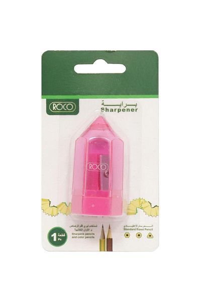 Roco Pocket Sharpener – Single Hole, Assorted Colors