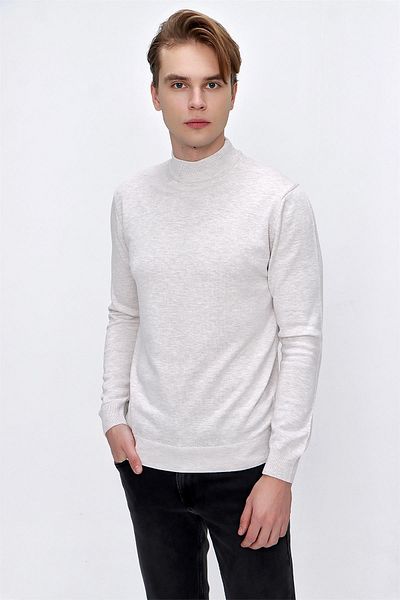 Morven Basic Dynamic Fit Relaxed Fit Half Turtleneck Knitwear Sweater