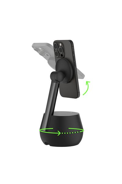 Belkin Incarcator wireless cu suport de urmarire Belkin STAGE Auto-Tracking Stand Pro cu DockKit, 15 W