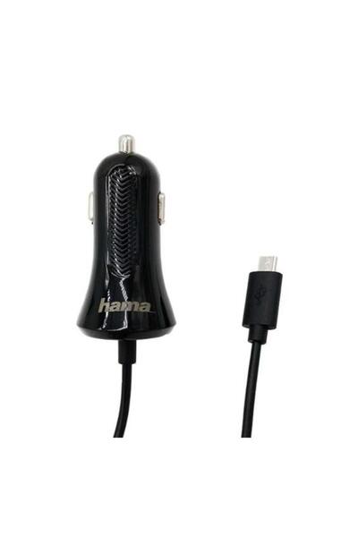 Hama HAMA 210501 Car Charger, MicroUSB (Black)