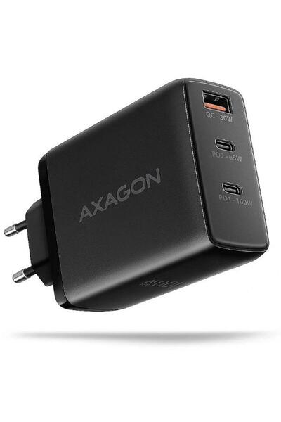 Axagon Incarcator retea Axagon ACU-DPQ100, 100W, 2x USB Type-C, 1x USB Type-A...