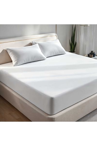 kesenegore Double Fitted Sheet Set 1 Fitted Sheet (160 X 200) 2 Pillowcases (50 X 70)
