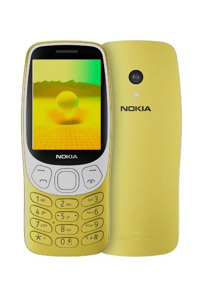 Nokia 3210 4G 2024, Dual SIM, 2.4" TFT Display, Golden - Retro Classic with Modern Touch