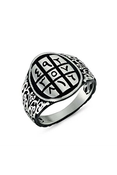 playzone خاتم نيدام بوتيك الفضي للرجال من إبيسيد