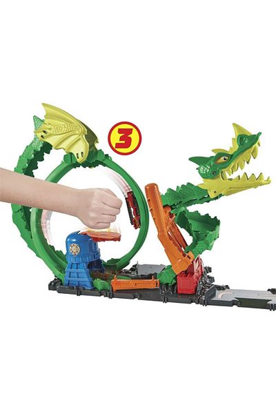 mattel Set de joaca Hot Wheels City - Cursa Dragonului