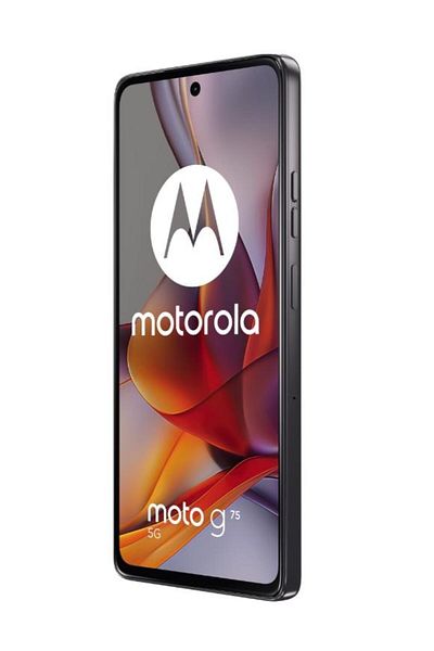 Motorola Moto G75 Smartphone, Snapdragon 6 Gen 3, 8GB RAM, 256GB Memory, 50MP Camera, Black