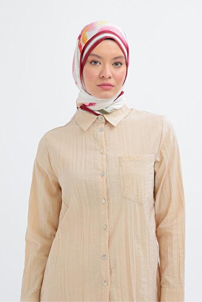 ALLDAY Σετ Μπεζ-Κρασί Παντελόνι