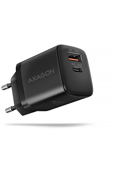 Axagon Incarcator retea Axagon ACU-PQ20, 20W, Quick Charge, 1x USB Type-C, 1x USB Type-A (Negru)