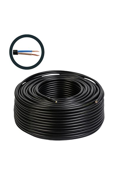 COBI SMART® Cablu electric 2x2.5 mm², 100 m, negru - COBI SMART®