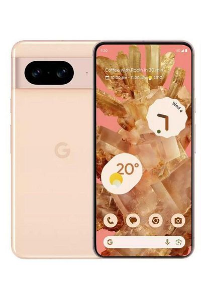Google Pixel 8 Smartphone - Dual SIM, 5G, Tensor G3, 6.2" OLED, 8GB RAM, 128GB, Pink