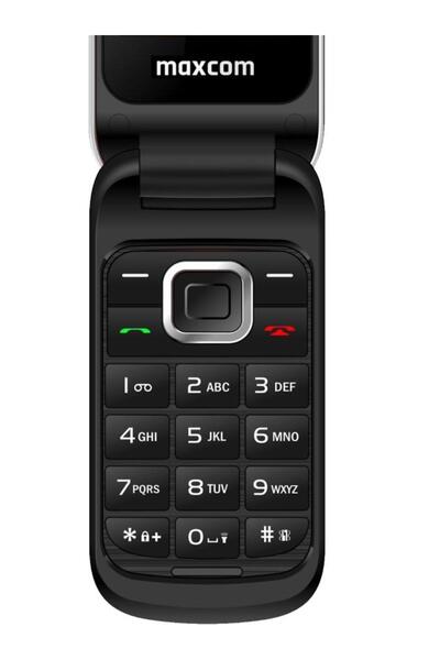 MAXCOM Comfort MM815 Γκρι Διπλή SIM, 2G, Οθόνη 2,4", 1000mAh, USB-C, Επεκτάσιμη μέσω MicroSD