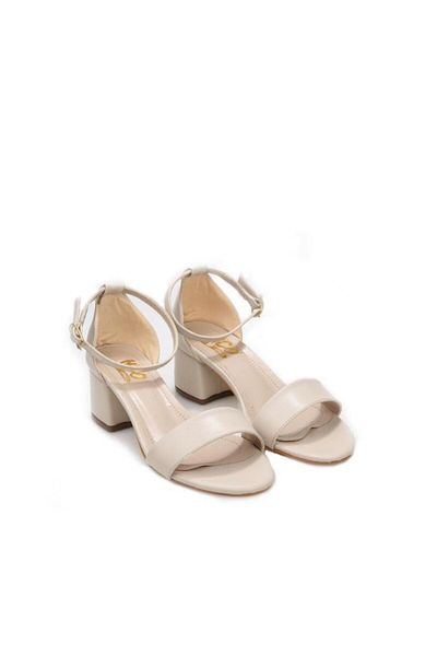 Papuçcity Hco 03240 5 cm Heeled Single Strap Women's Sandals Shoes