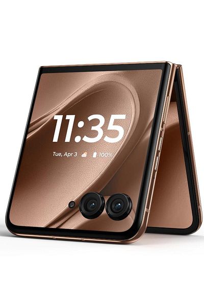 Motorola Razr 50 Ultra, Foldable Snapdragon 8s Gen 3, 5G, 12GB/512GB, 6.9" ltPO AMOLED, Brown