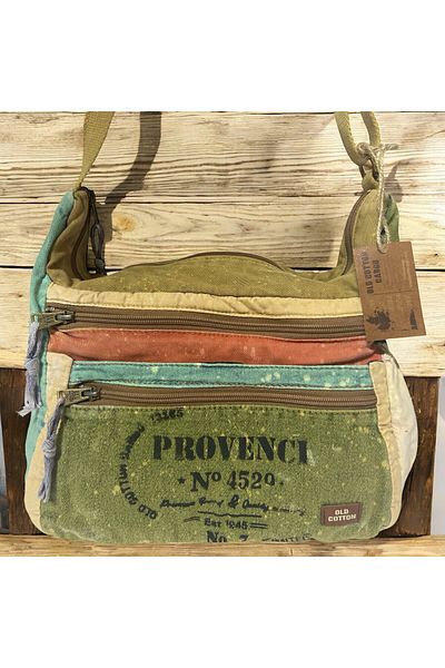 Old Cotton Quality Vintage Antique Casual Travel School Messenger Bag 28 cm X 26 cm
