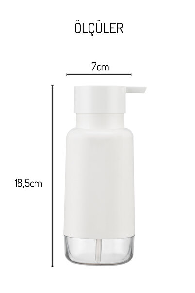 Nandy Home 2 Parça Minimal Sıvı Sabunluk ve Diş Fırçalık Seti