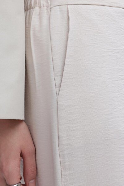 ALLDAY Stone-Wide Leg Patterned Trousers