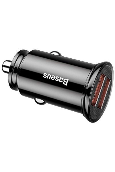 Baseus Car charger Baseus Quick Charger CCALL-YD01, Dual USB, 30W, 5A max, QC3.0 (Black)