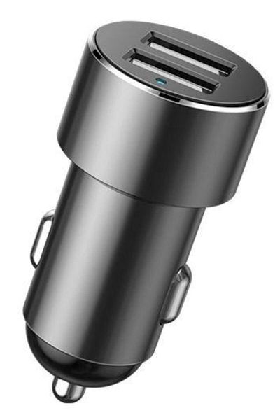 Baseus Baseus CRDYQ-01 Car Charger, Dual USB + Dual Splitter, 3.1 A (Black)